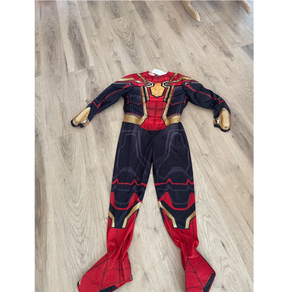 New Marvel Spiderman Costume black and red size Medium - Picture 2 of 8